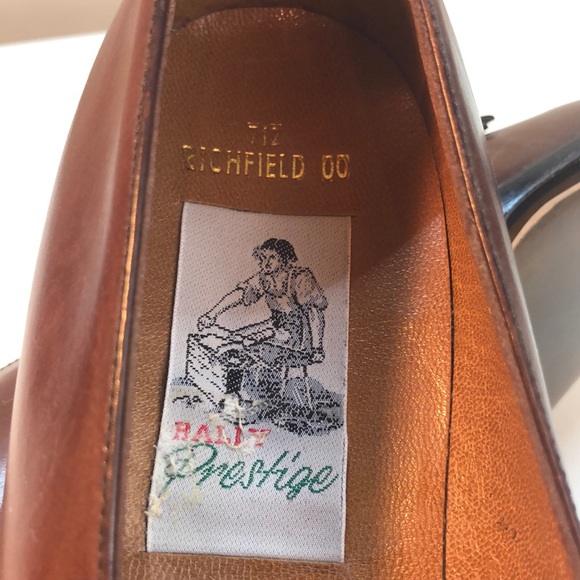 Bally Prestige Brown Leather Tassel Loafers Size 9 - Picture 9 of 10